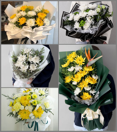 贵州六盘水六枝特区关寨镇左坝村白事花束代送